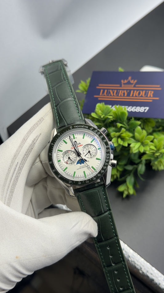 Silver with white dial 🔥