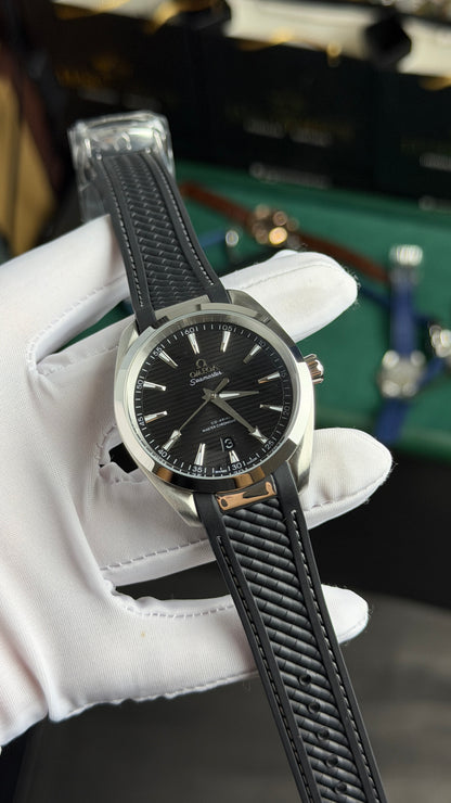 Silver with Black Dial.