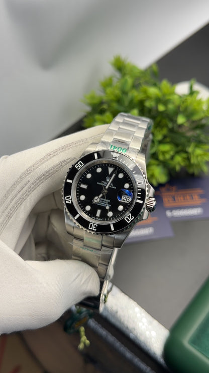 Silver with Black dial🔥