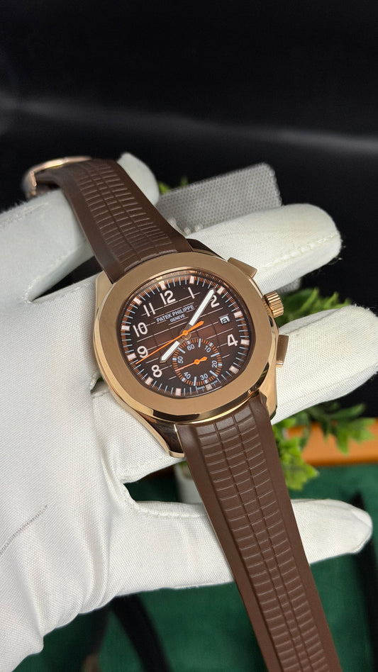 Rose Gold with Chocolate Dial