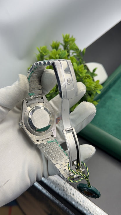 Silver with Blue dial🔥