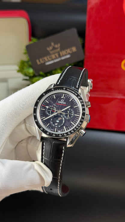 Silver with Blue Dial.