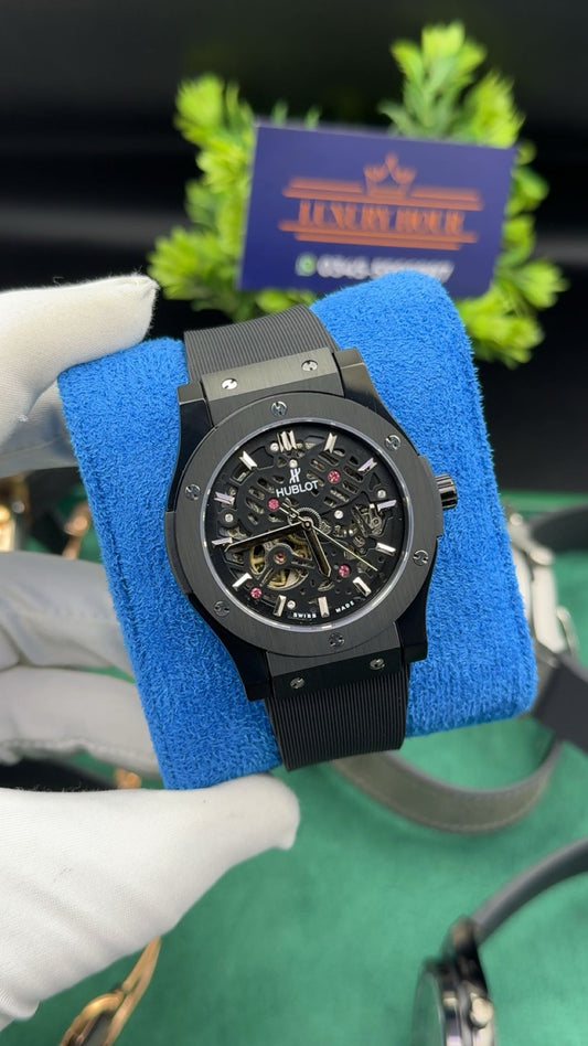Black with black dial