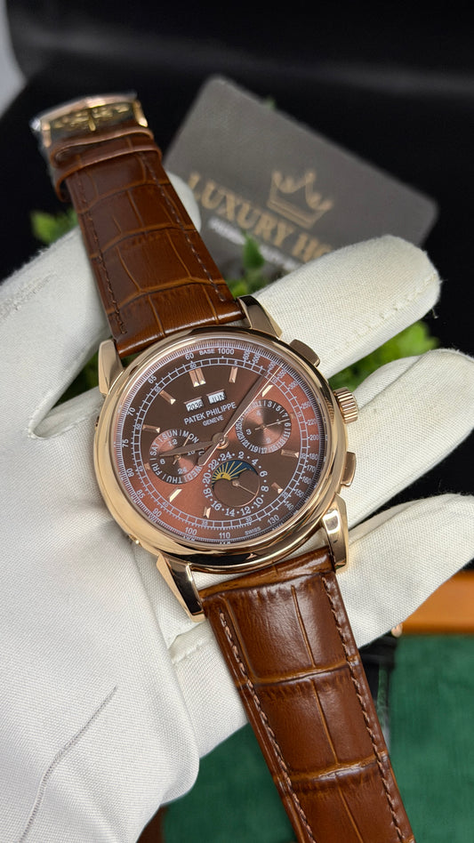 Rose Gold with Chocolate Dial🔥