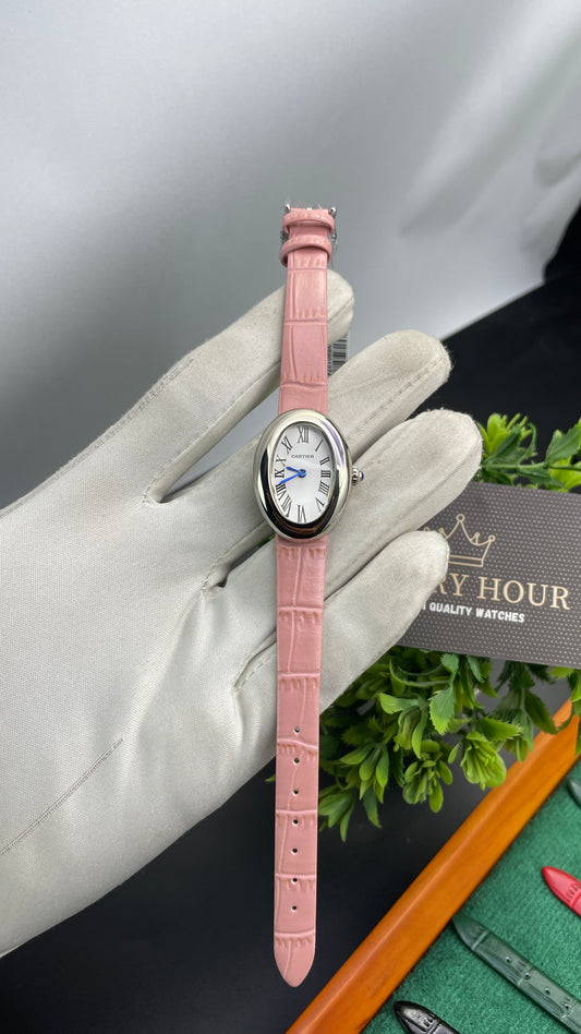 Silver with Pink Strap🔥