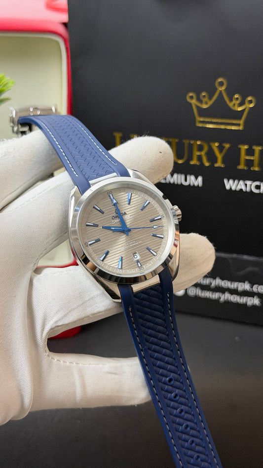 Silver with White Dial.