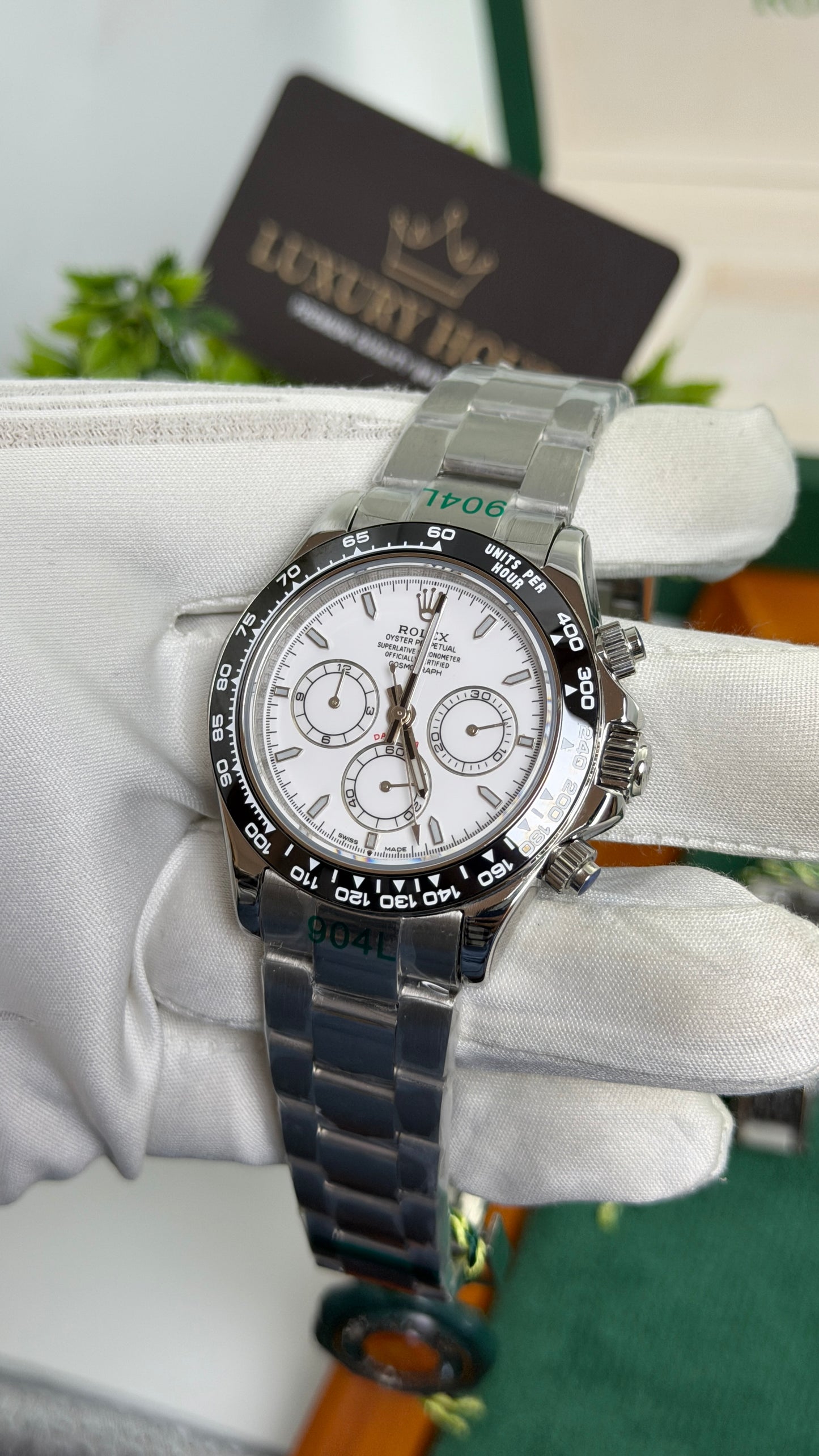 Silver with White Dial🔥