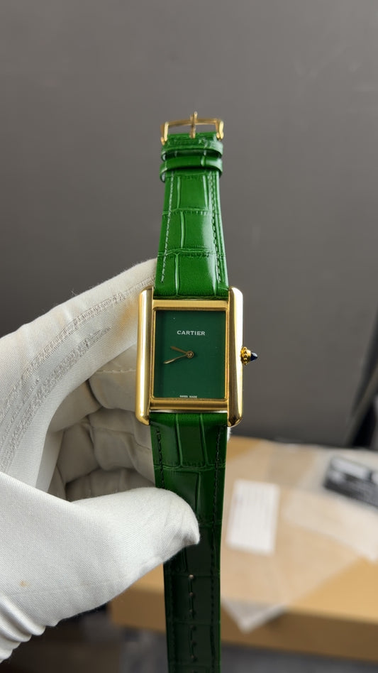 Yellow Gold with green strap🔥