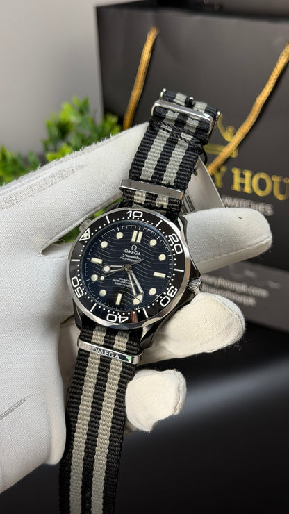 Silver with Black Dial.