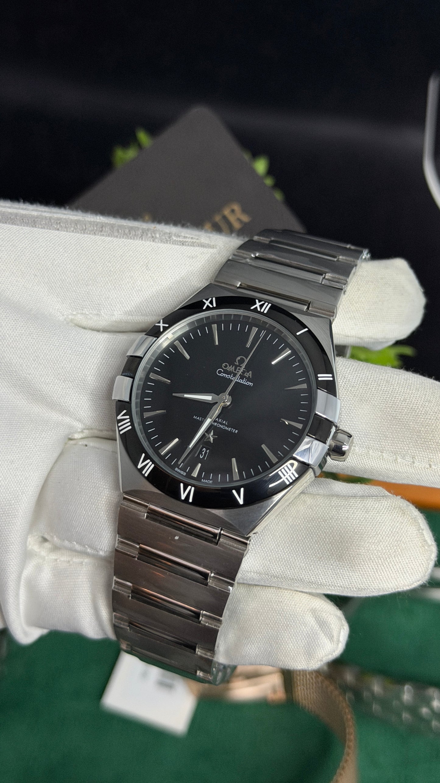Silver with Black Dial (M NO:136)