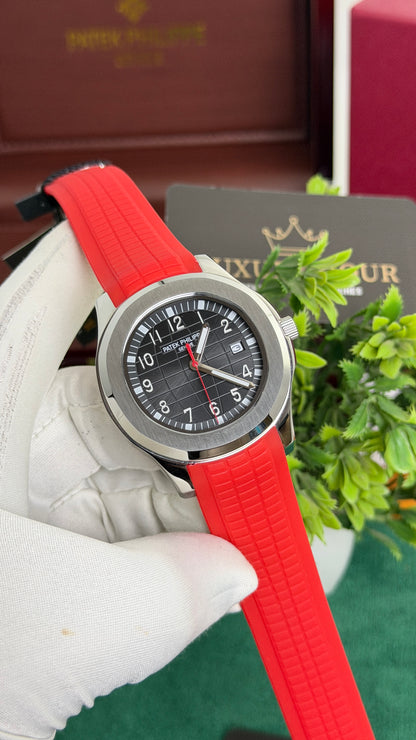 Silver with Black Dial.