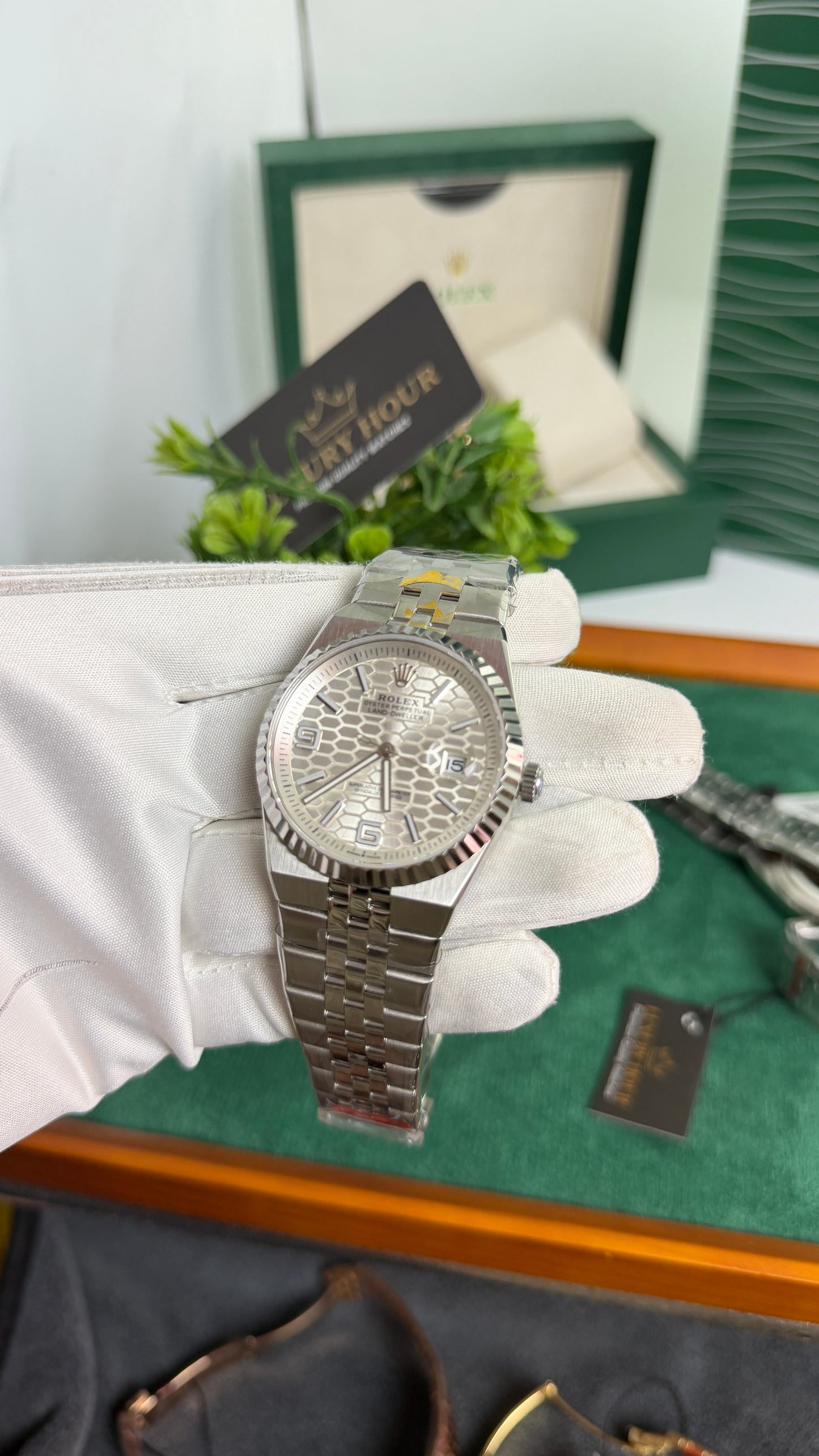 Silver with White Dial🔥
