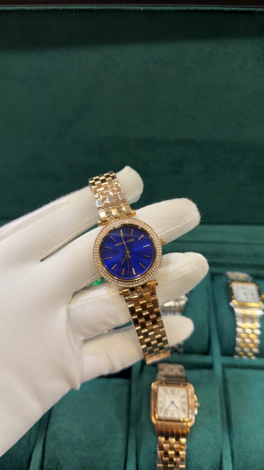 Rose Gold with blue dial 🔥