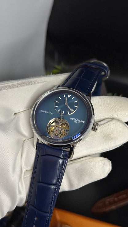 Silver with Blue Dial🔥