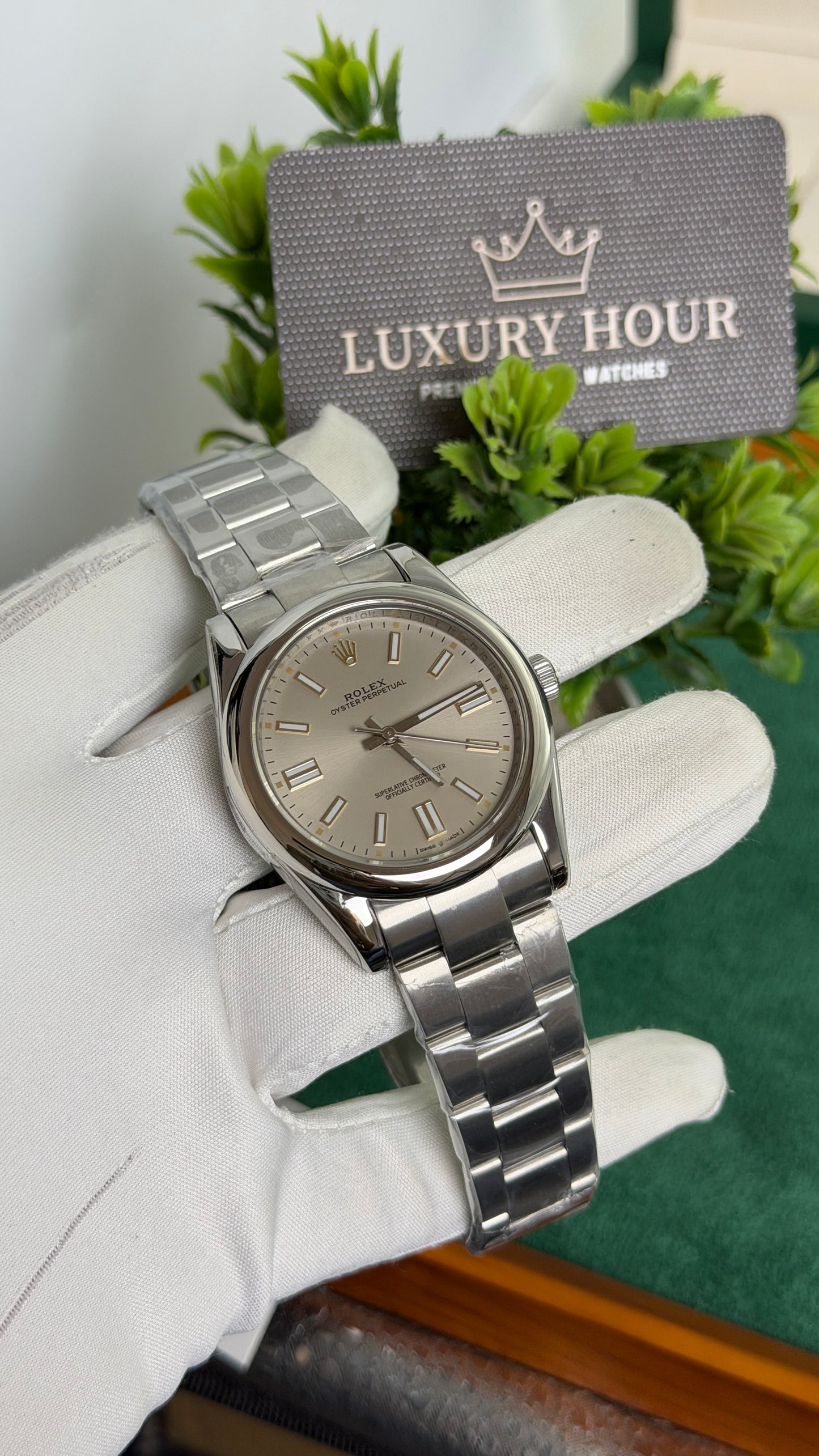 Silver with Grey Dial🔥