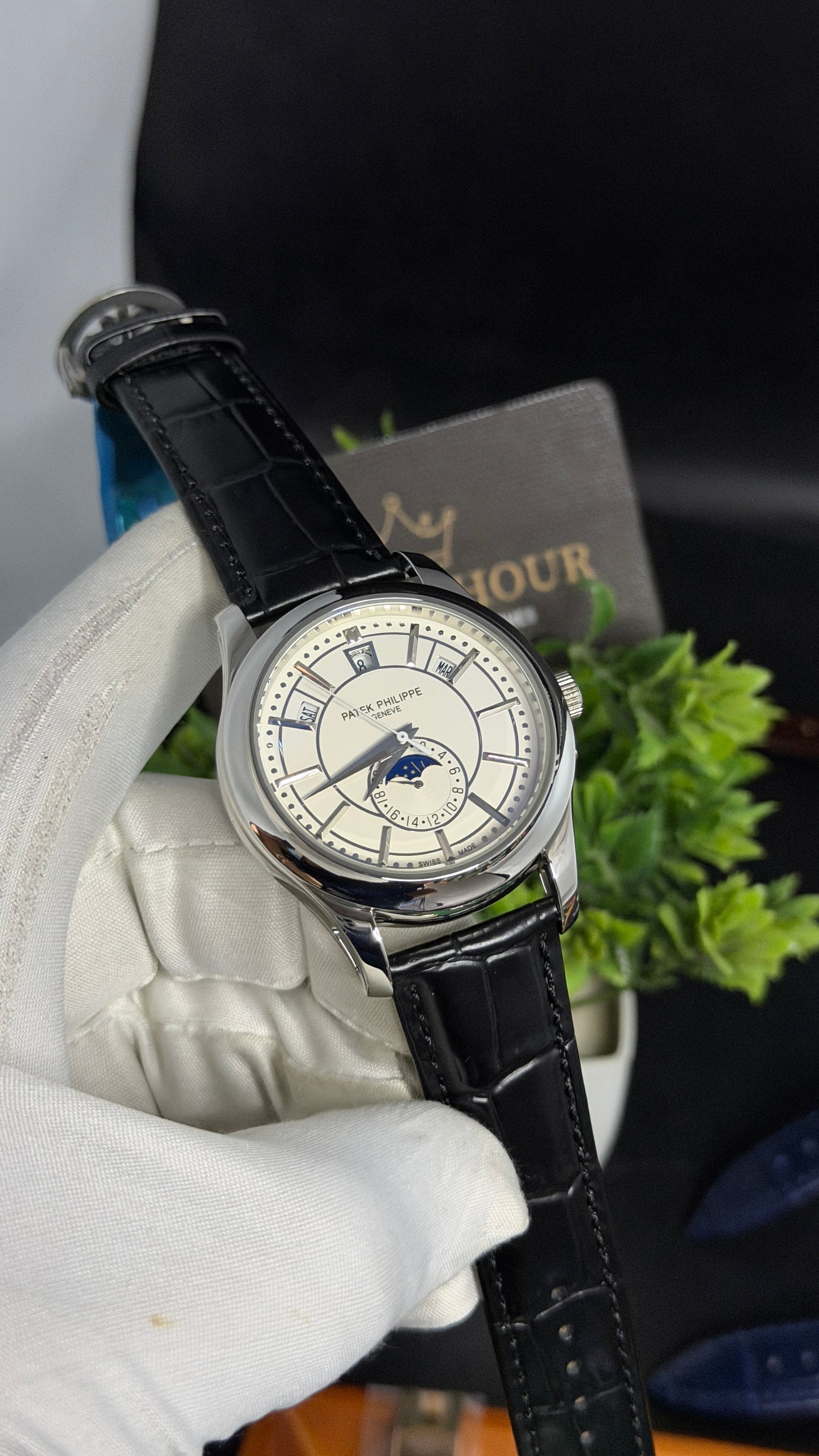 Silver with White Dial🔥