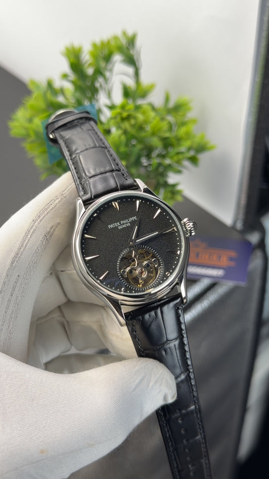 Silver with black dial🔥