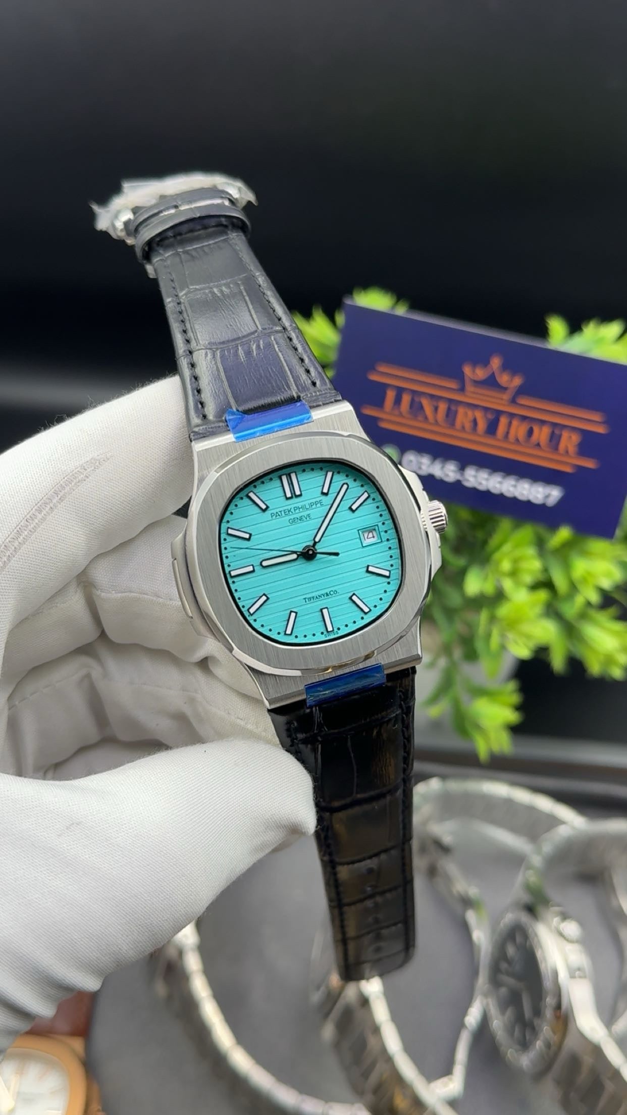 Silver with Tiffany dial