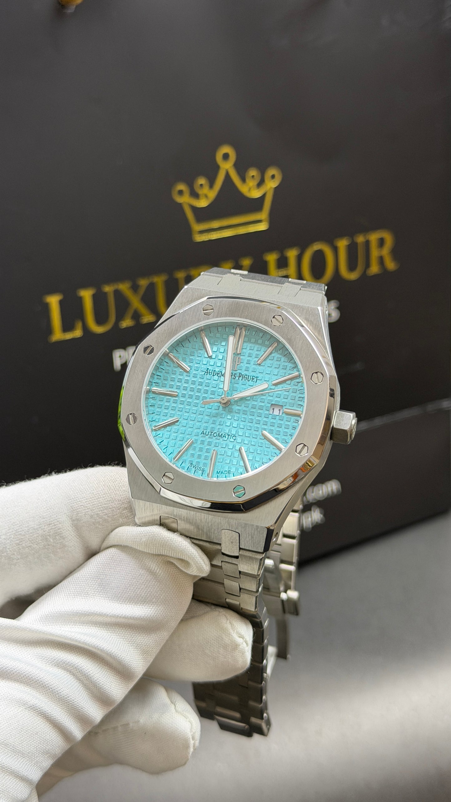 Silver with Tiffany Dial.