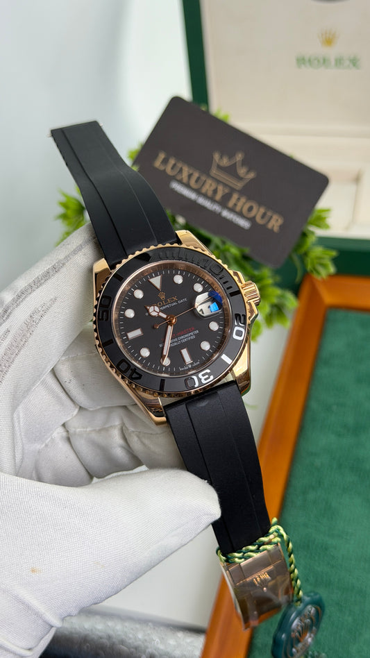Rose Gold with Black Dial🔥