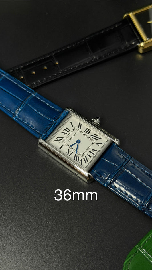 Silver with White Dial (M No:183)—36 mm