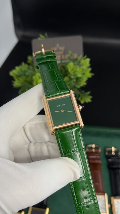 Rose Gold with Green Dial (M No:183)—36mm