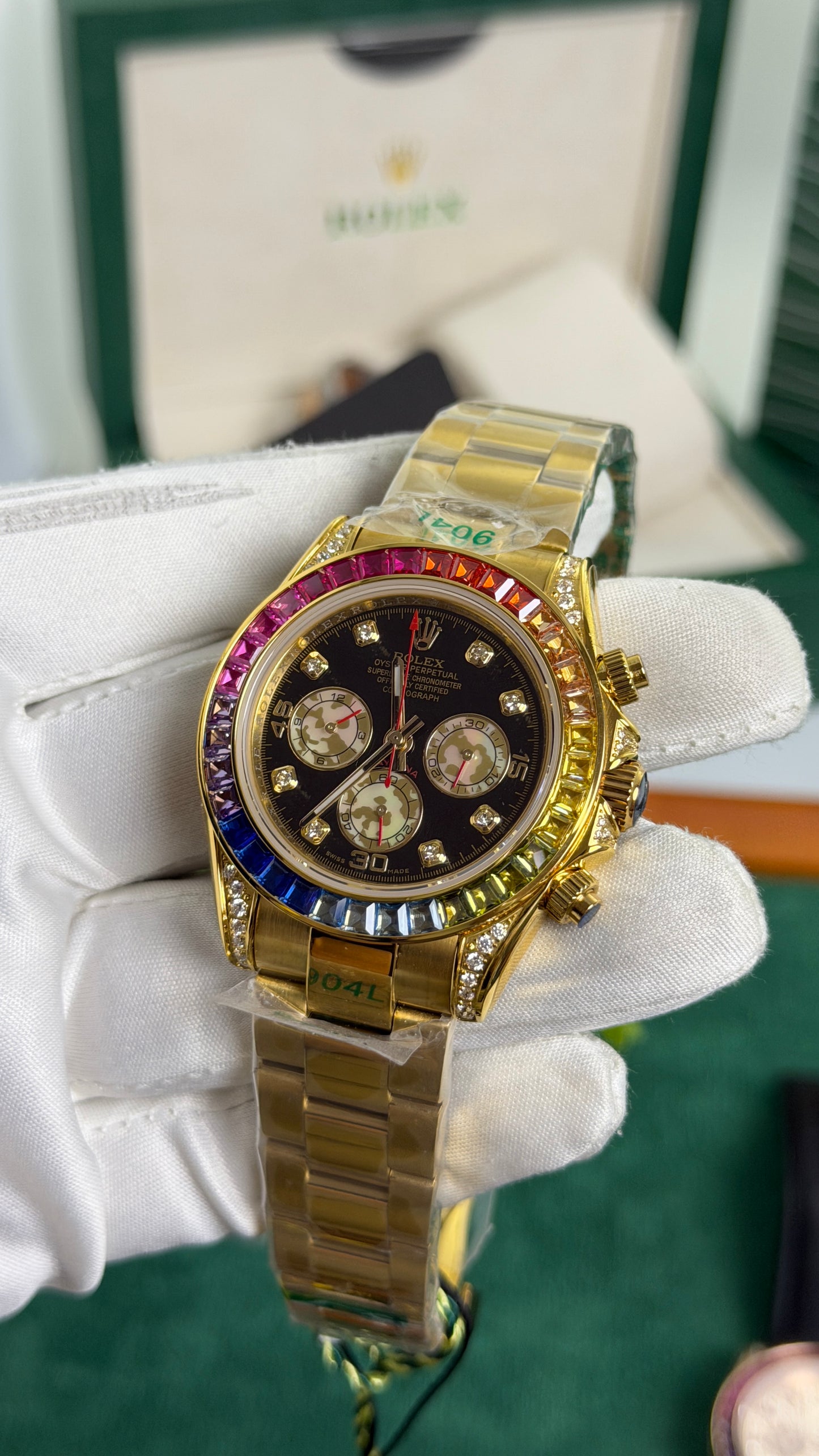 Yellow Gold with Black Dial🔥