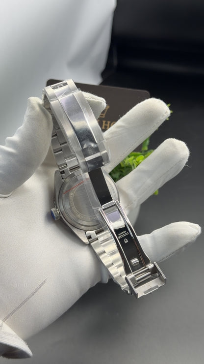 Silver with Black dial🔥