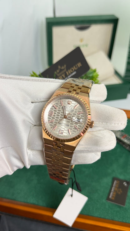 Rose Gold with White Dial🔥