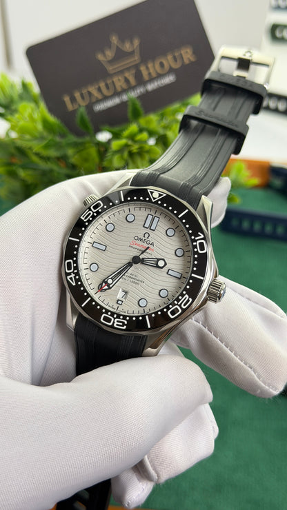 Silver with White Dial.