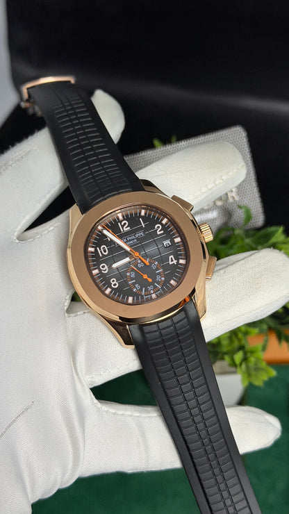 Rose Gold with Grey Dial