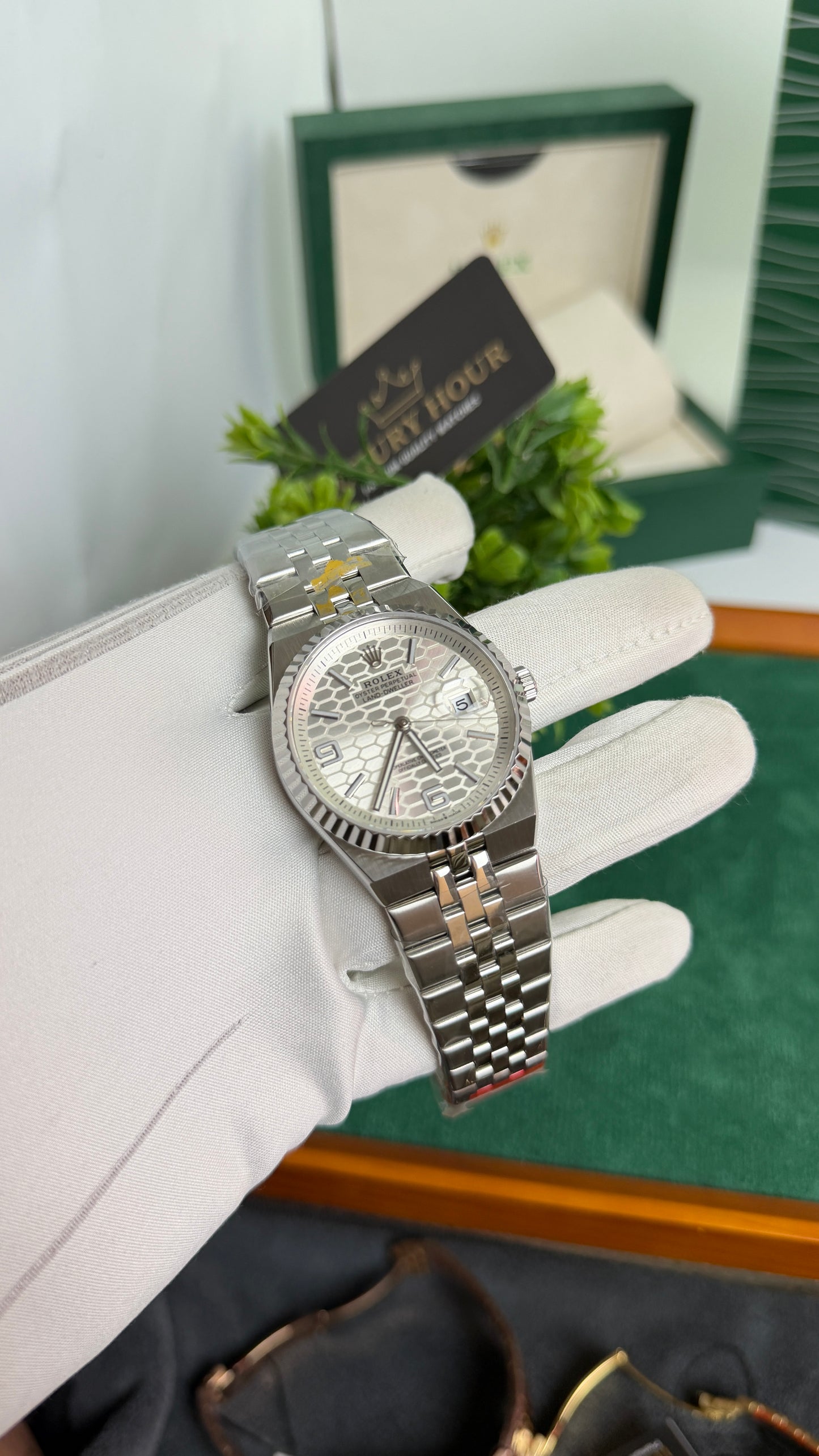 Silver with White Dial🔥