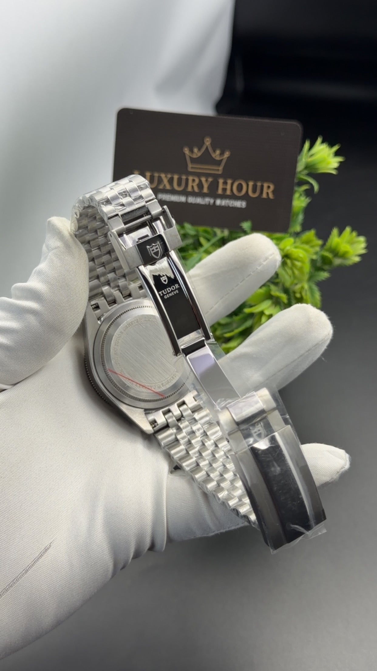 Silver with Black dial🔥