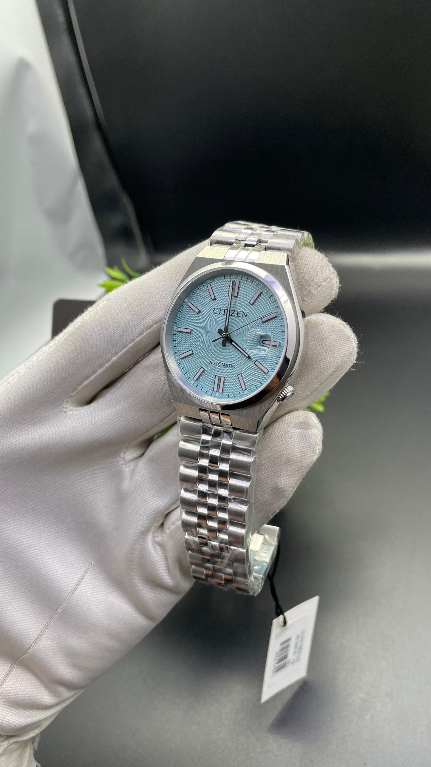 Silver with Sky Blue Dial🔥