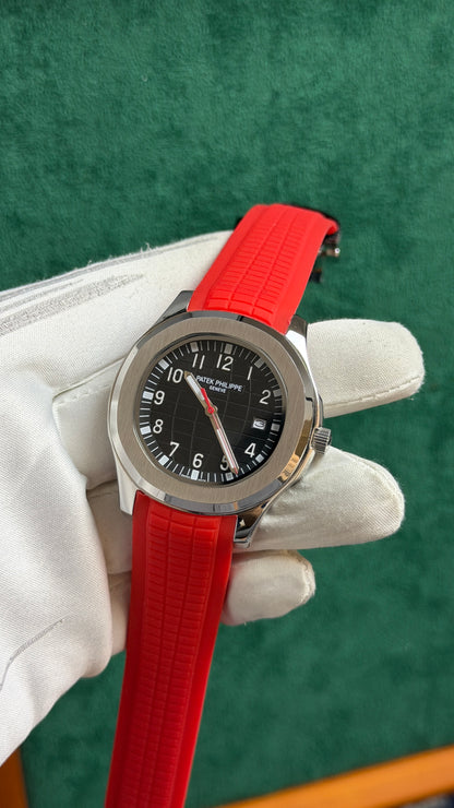 Silver with Black Dial.