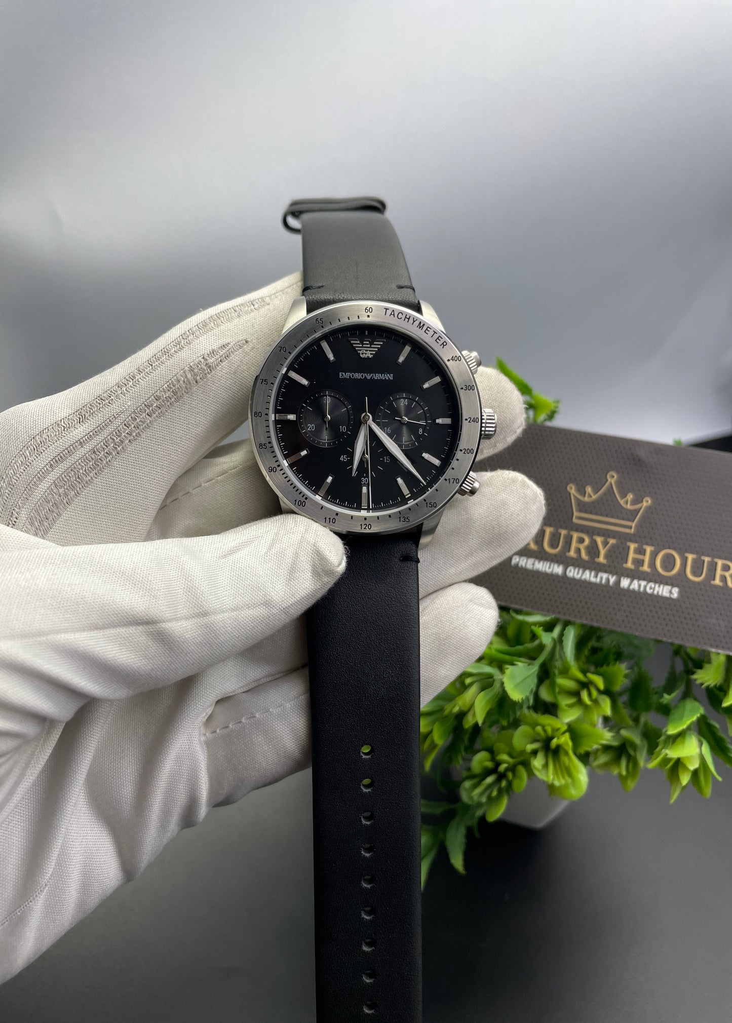 Silver with Black dial🔥