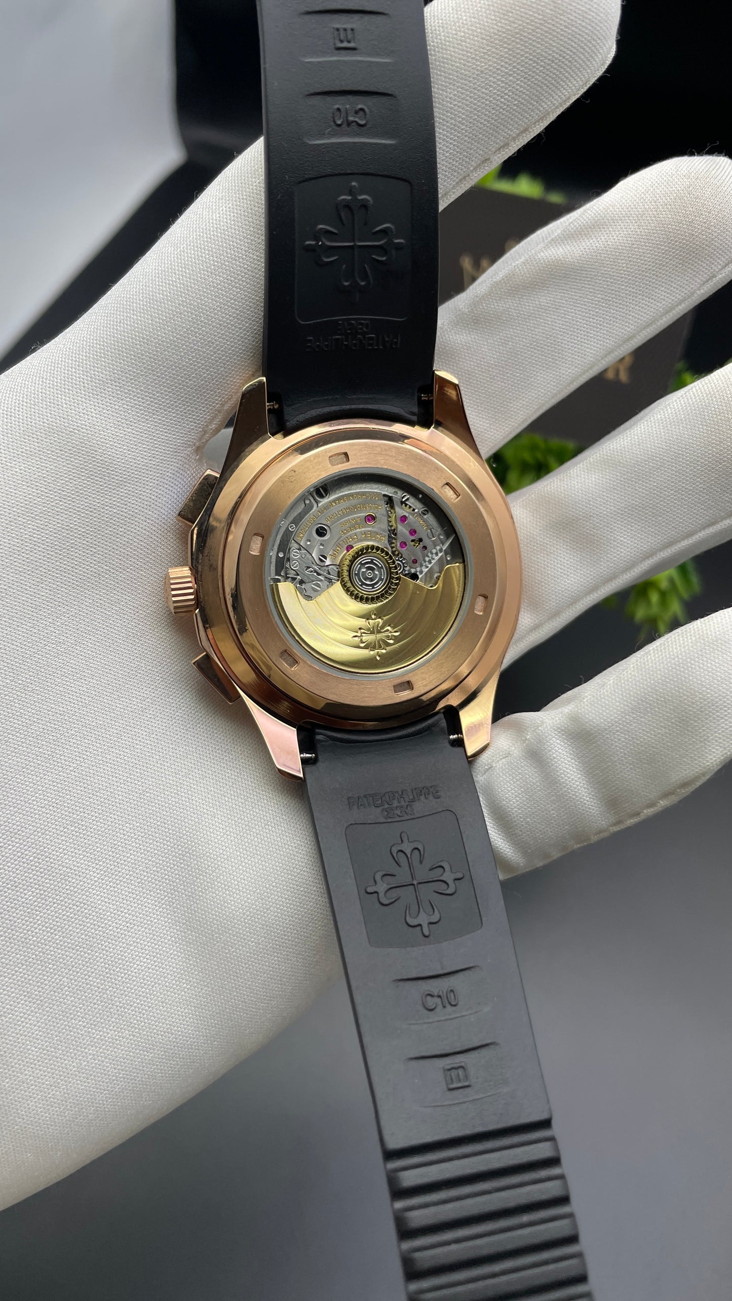 Rose Gold with Grey Dial