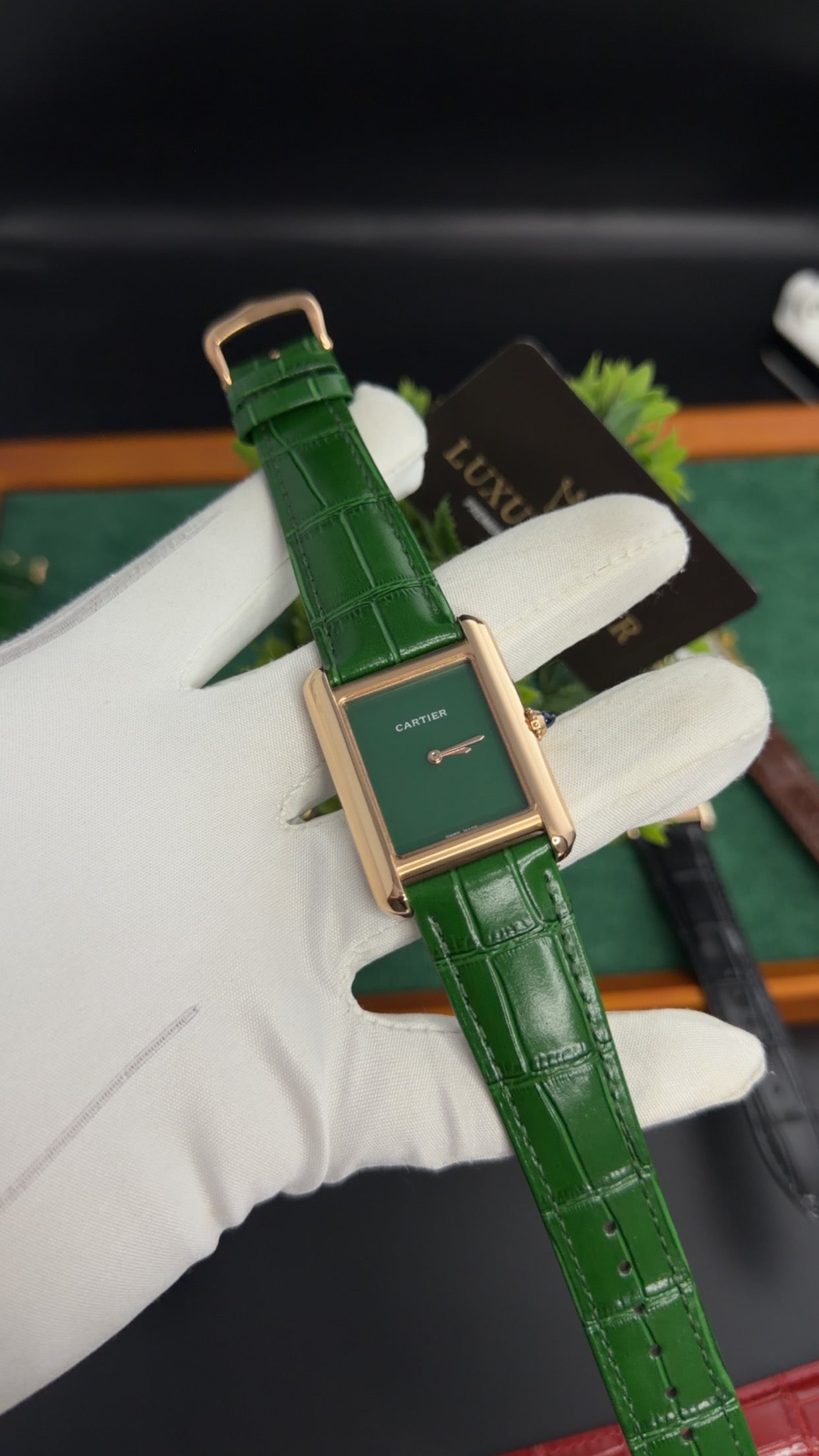 Rose Gold with Green Dial (M No:183)