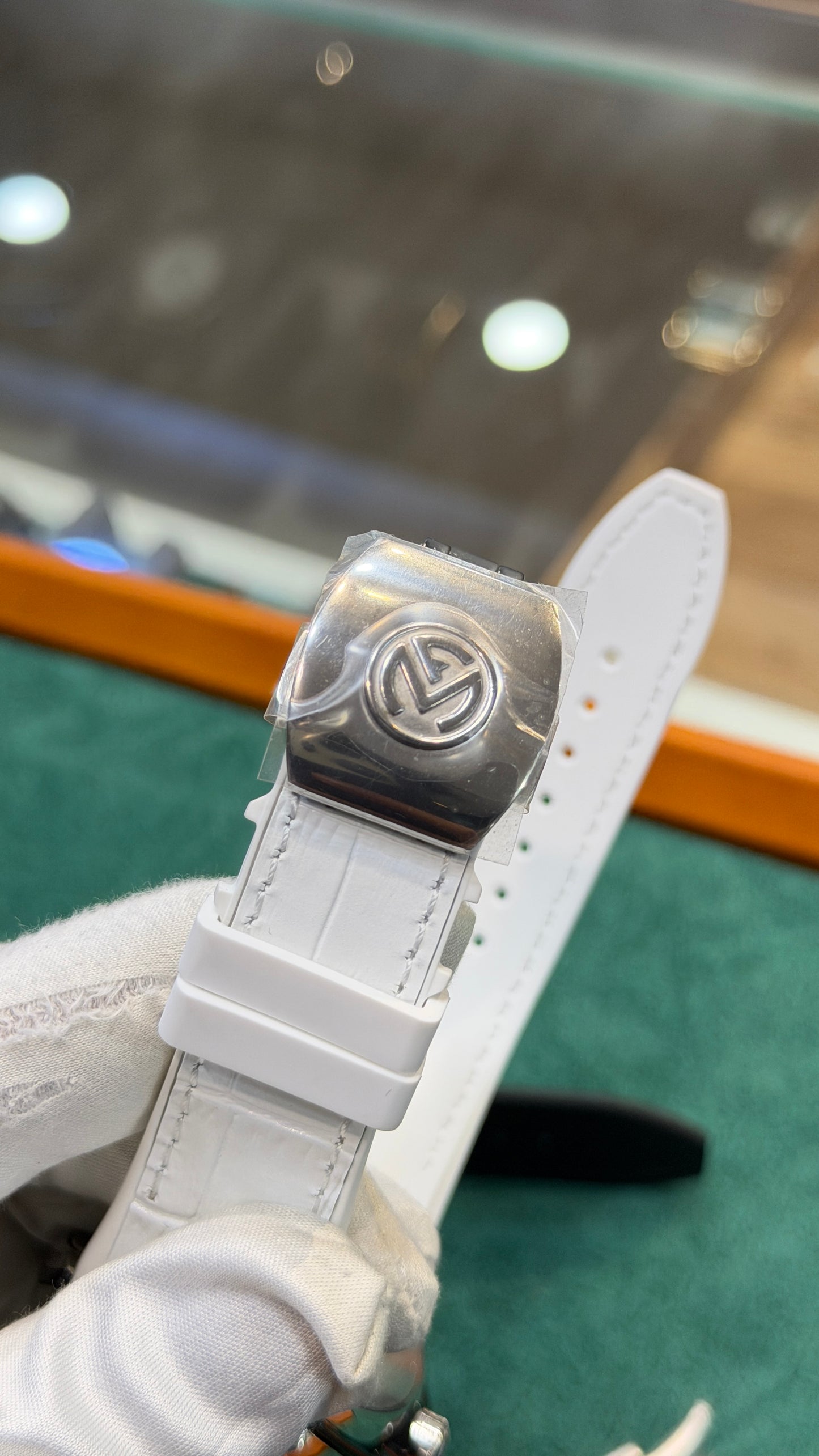 Silver with White Dial.