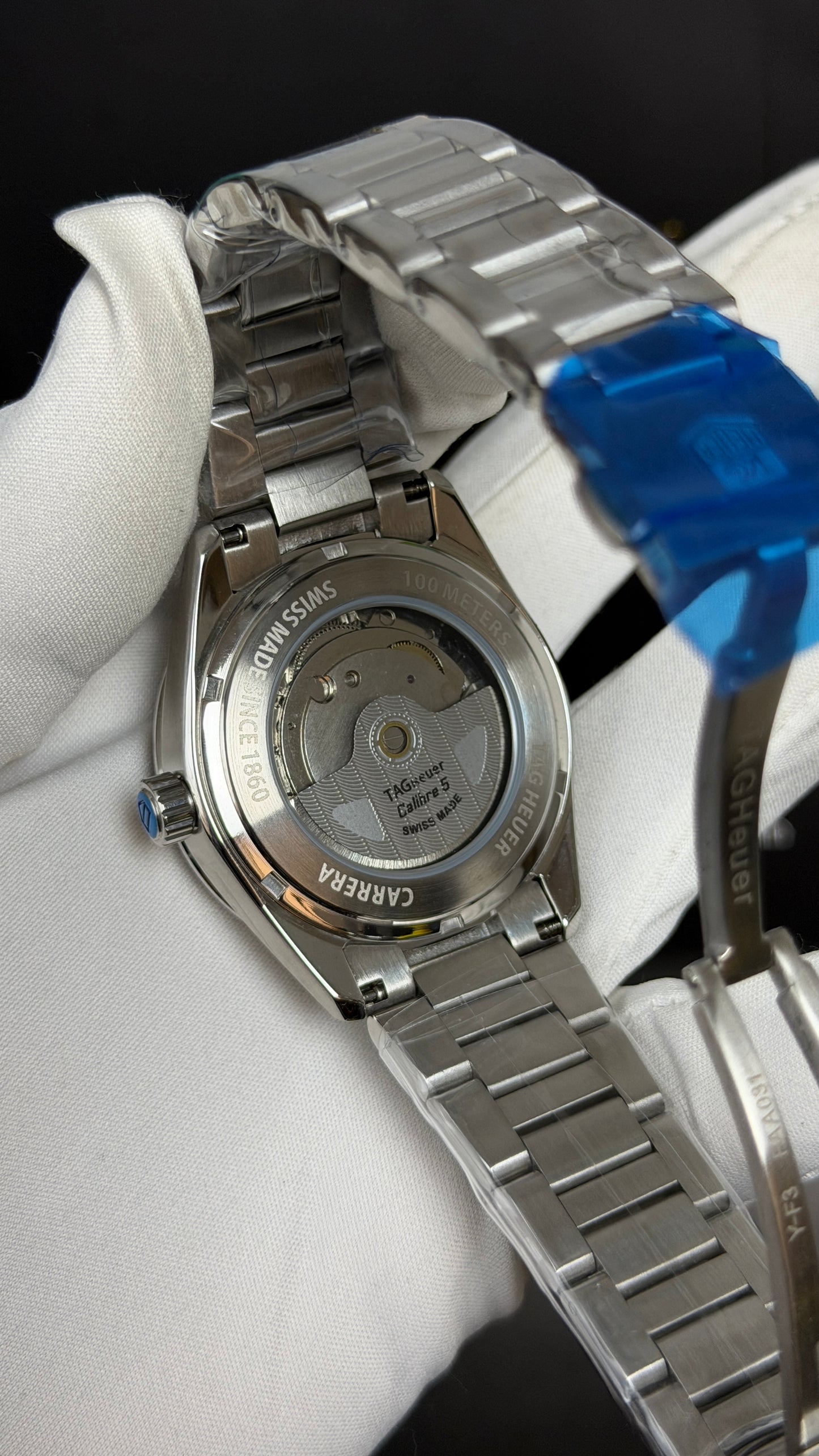 Silver with Black Dial.