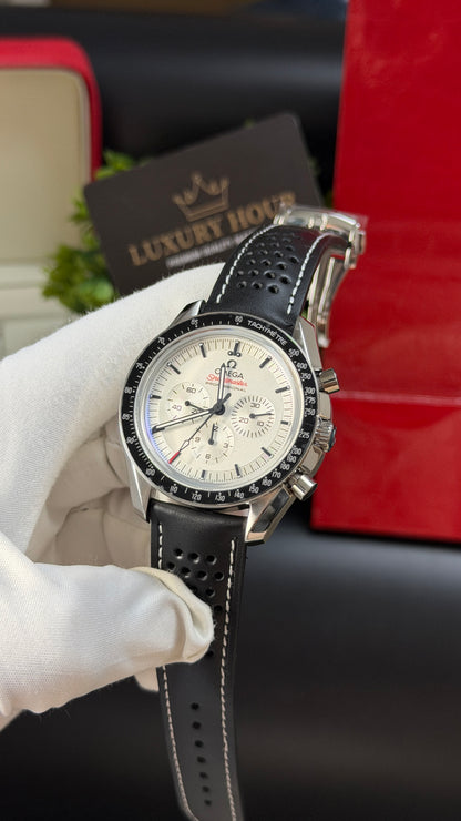 Silver with White Dial.