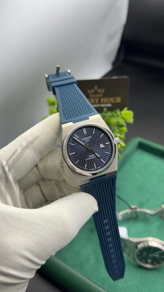 Silver with Blue Dial🔥