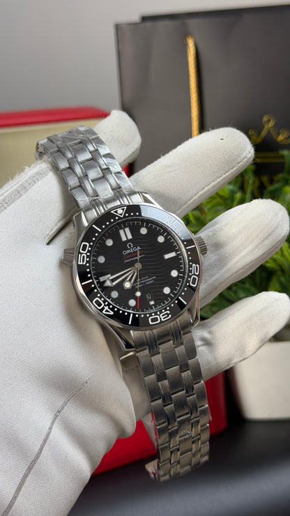 Silver with Black Dial.
