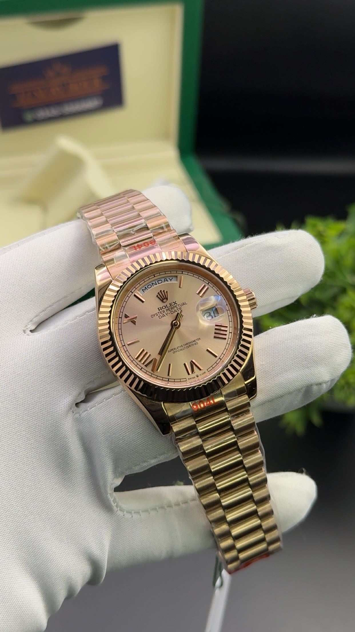 Rose Gold with Rose dial