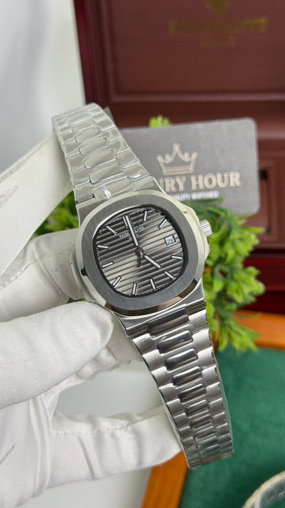 Silver with Grey Dial.