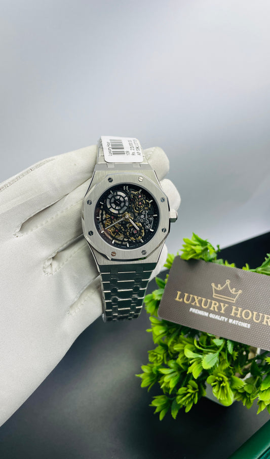 Silver with Black Dial🔥
