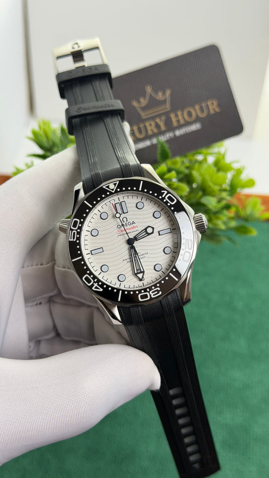 Silver with White Dial.