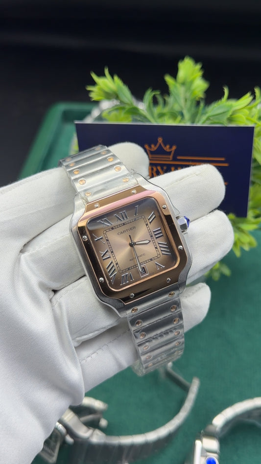 Rose Gold two tone with grey dial 🔥