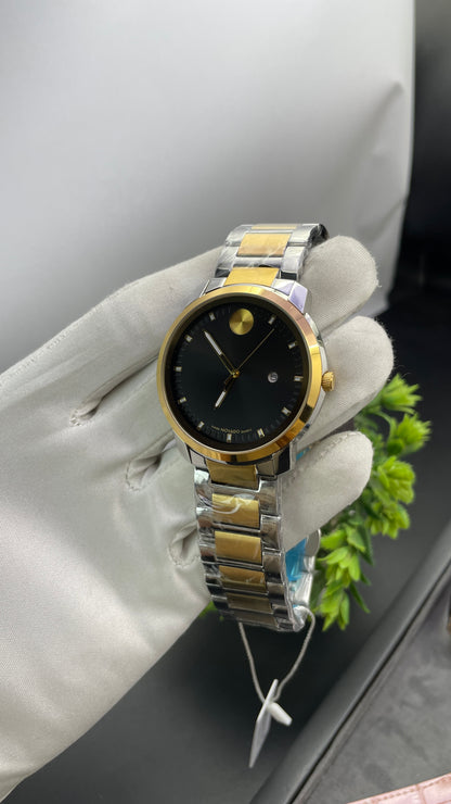Yellow Gold Two Tone with Black Dial🔥