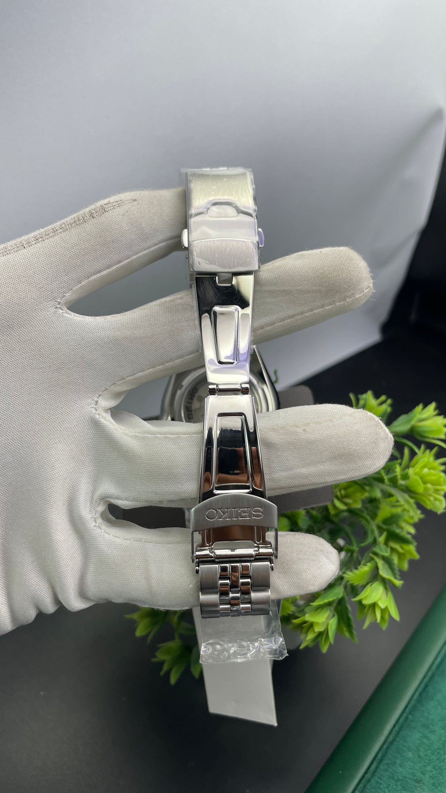 Silver with Maroon dial🔥